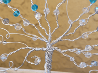 Image 4 of Blue Tree of Life Suncatcher 