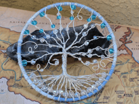 Image 5 of Blue Tree of Life Suncatcher 