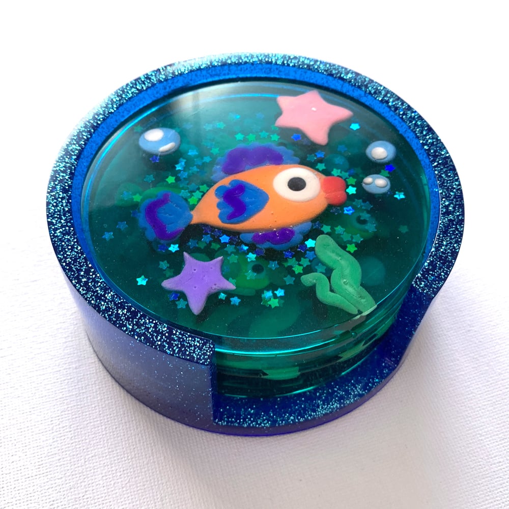 Image of Ocean Creature Coasters (Set of 4)