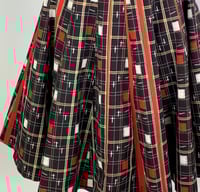 Image 5 of Red and White Squares Full Skirt