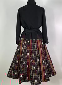 Image 6 of Red and White Squares Full Skirt