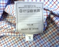 Image 9 of 45 rpm newer season plaid shirt, made in Japan, size 3 (fits M)