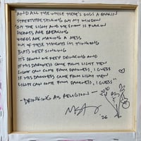 Image 2 of Drinking As Religion Painting w/Lyrics