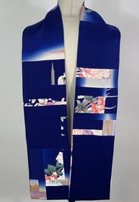 Image 1 of Blue Edge Scarf