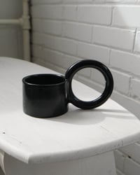 Image 1 of Circle Mug 8oz in Black