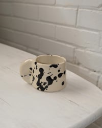 Image 1 of Espresso Chunky Mug, Ink Splatter