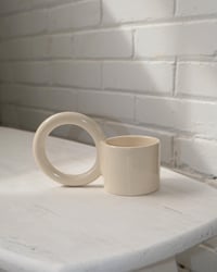 Image 1 of Espresso Circle Mug in Ivory