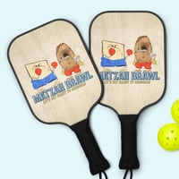 Image 1 of NEW! Matzah Brawl Pickleball Set