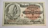 WORLD'S COLUMBIAN ADMISSION TICKET, 'A' SERIES WITH CHRISTOPHER COLUMBUS