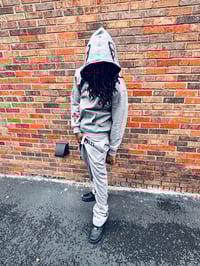 Image 2 of GREY RHINESTONE KW TRACKSUIT