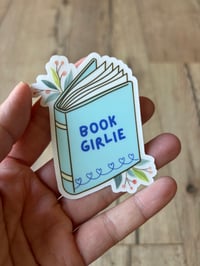 CLEAR Book Girlie Sticker