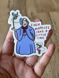 CLEAR Fairy Godmother Sticker