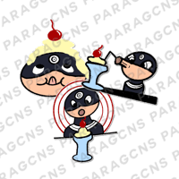 'Bulldoodle Milkshake' Sticker 3-Pack