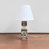 Image 1 of Nils Thorsson Royal Copenhagen Baca Small White Table Lamp
