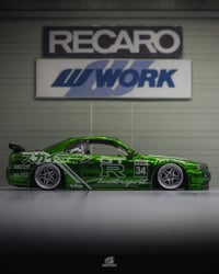 Image 7 of BLITZ 03 - Forged Alloy 1/64 Wheels + Ultra-Thin Tires