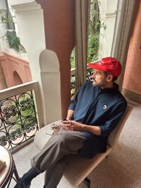 Image 2 of Camisa “Niza” azul marino