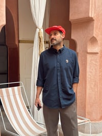 Image 1 of Camisa “Niza” azul marino