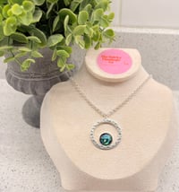 Hammered  'Northern Lights' pendant