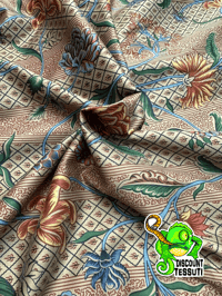 Image 1 of OFFERTA 3 METRI TESSUTO COTONE CHAMPAGNE