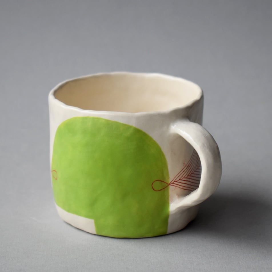 Image of Green Portrait Cup