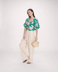 Image 3 of Top  Verde Floral Vahe 