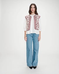 Image 4 of Chaleco Flores Viola 