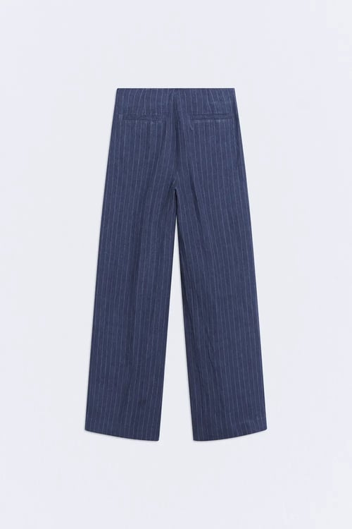 Image of 2-Pantalon Yukata Navy