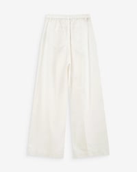 Image 6 of Pantalón Blanco Baggy Pompon