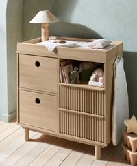 Image 3 of Mamas & Papas Oska Nursery Furniture - Oak