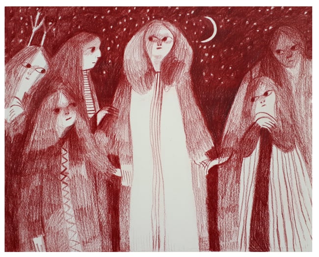 The Gathered ~ Giclee print