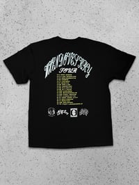 Image 2 of Goth Money WHEN DOVES KRY TOUR Black Tee