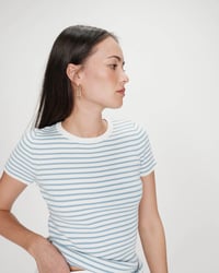 Image 1 of Camiseta Rayas Azul 