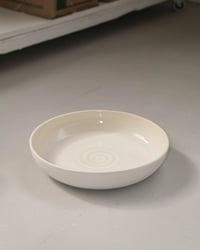 Image 2 of Big White Spiral Bowl