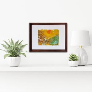 Abstract Landscape Monoprint
