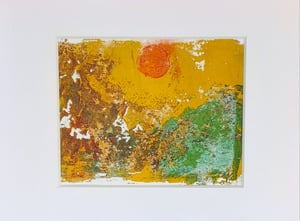 Abstract Landscape Monoprint