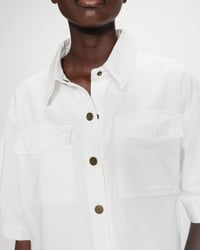 Image 1 of Camisa Denim Blanca Vita