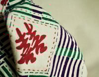 Image 4 of Double Happiness Knot Bag | Hand-printed Fabric | Vintage Print Small Handbag