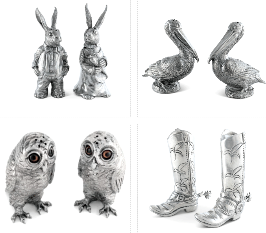 Pewter Salt and Pepper Sets (4 options) - Image 1 of 5