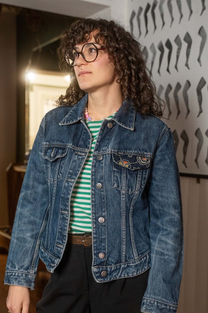 Image of Giacca jeans Upcycling 4