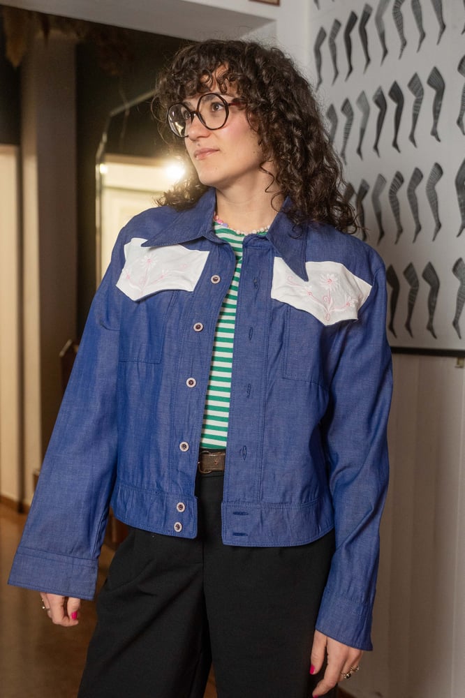 Image of Giacca Jeans Upcycling 7