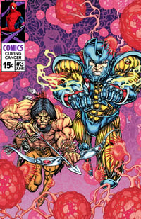 PRE-SALE: COMICS CURING CANCER ART BOOK #3 (2026) - BART SEARS COVER A
