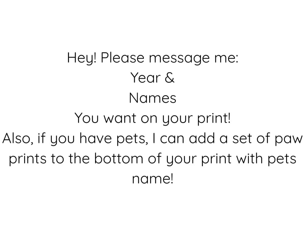 Image of Swimsuits Family Name Sign Print