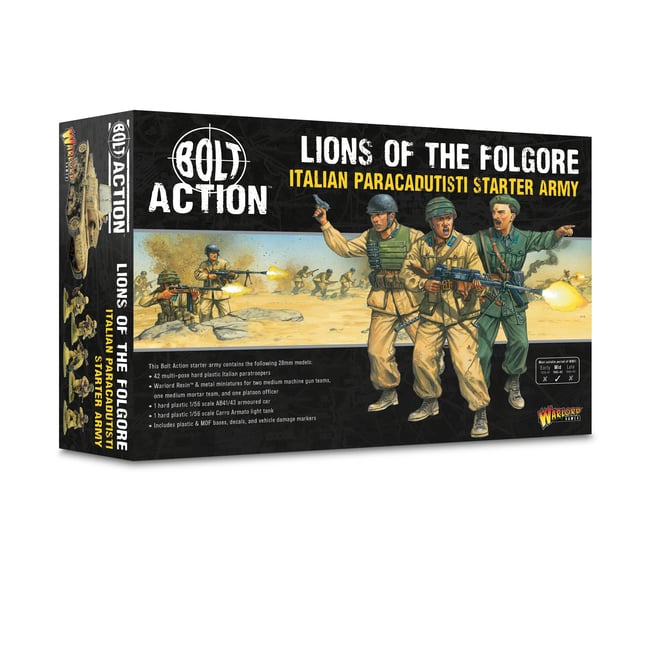 Italian Paracadutisti Starter Army - Lions of the Folgore