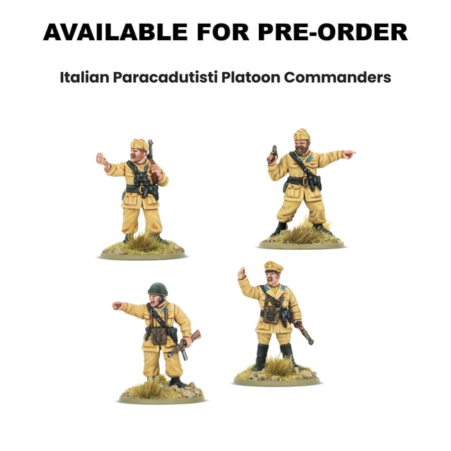 Italian Paracadutisti Platoon Commanders