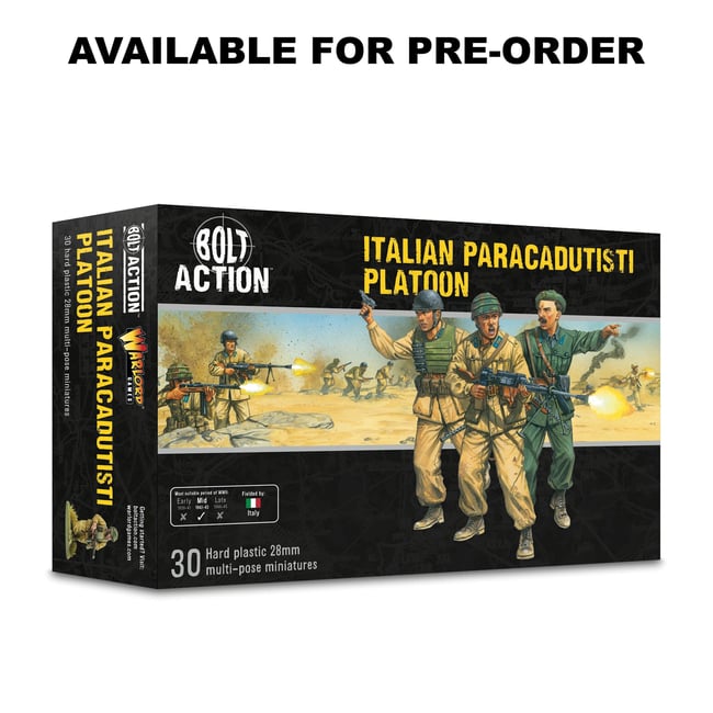  Italian Paracadutisti platoon