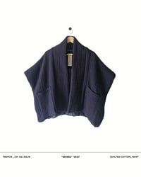 Image 2 of "MOMO"  Kimono Vest – Navy