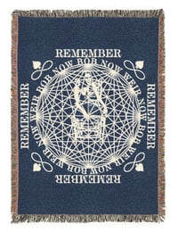 Image 2 of Remember Bob Weir Now Woven Blanket