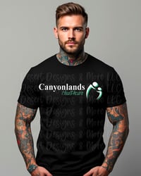 Black with Green Canyonlands shirt 