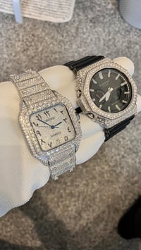 Moissanite Cartier fully iced out