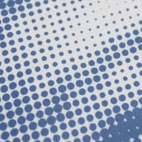 Image 2 of Luke - White / Indigo Print